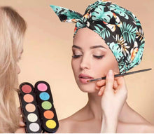 Load image into Gallery viewer, Green Fashionable Reusable Shower Cap/Bonnet
