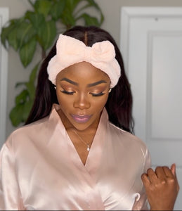 Fashionable Reusable Makeup Headband ( Blush Pink)