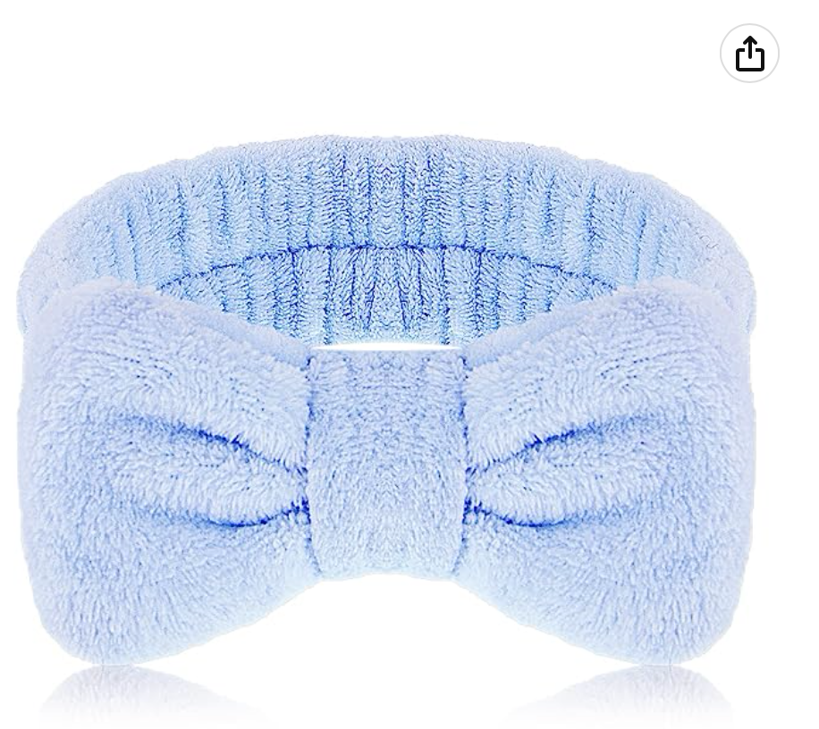 Fashionable Reusable Makeup Headband ( Baby Blue)