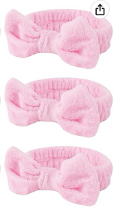 Fashionable Reusable Makeup Headband ( Baby pink ) (light Pink)